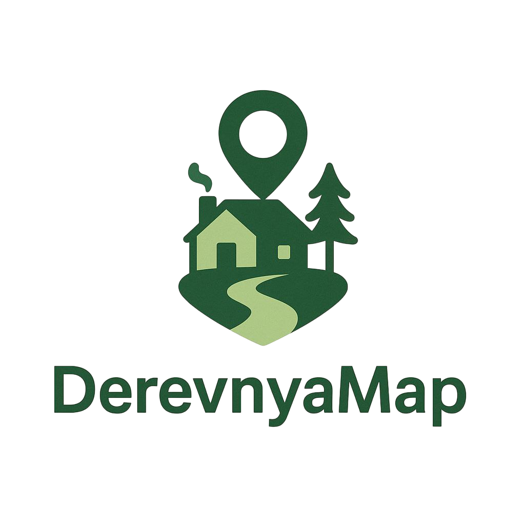DerevnyaMap — логотип проекта